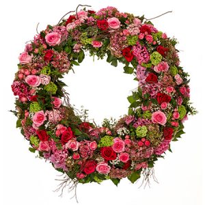 Couronne De Jardin Commémorative Pour Cimetière - Légère, Durable - Pour Arrangements Floraux Sur Tombe