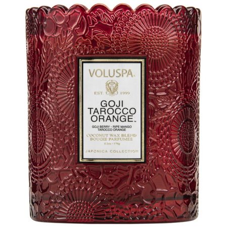 voluspa candle goji tarocco orange