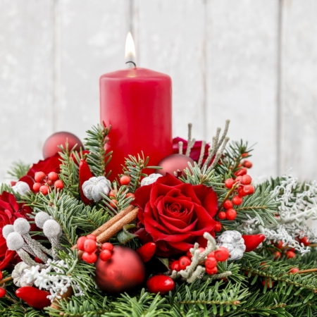 Centre de table Noël - Botanica Brussels