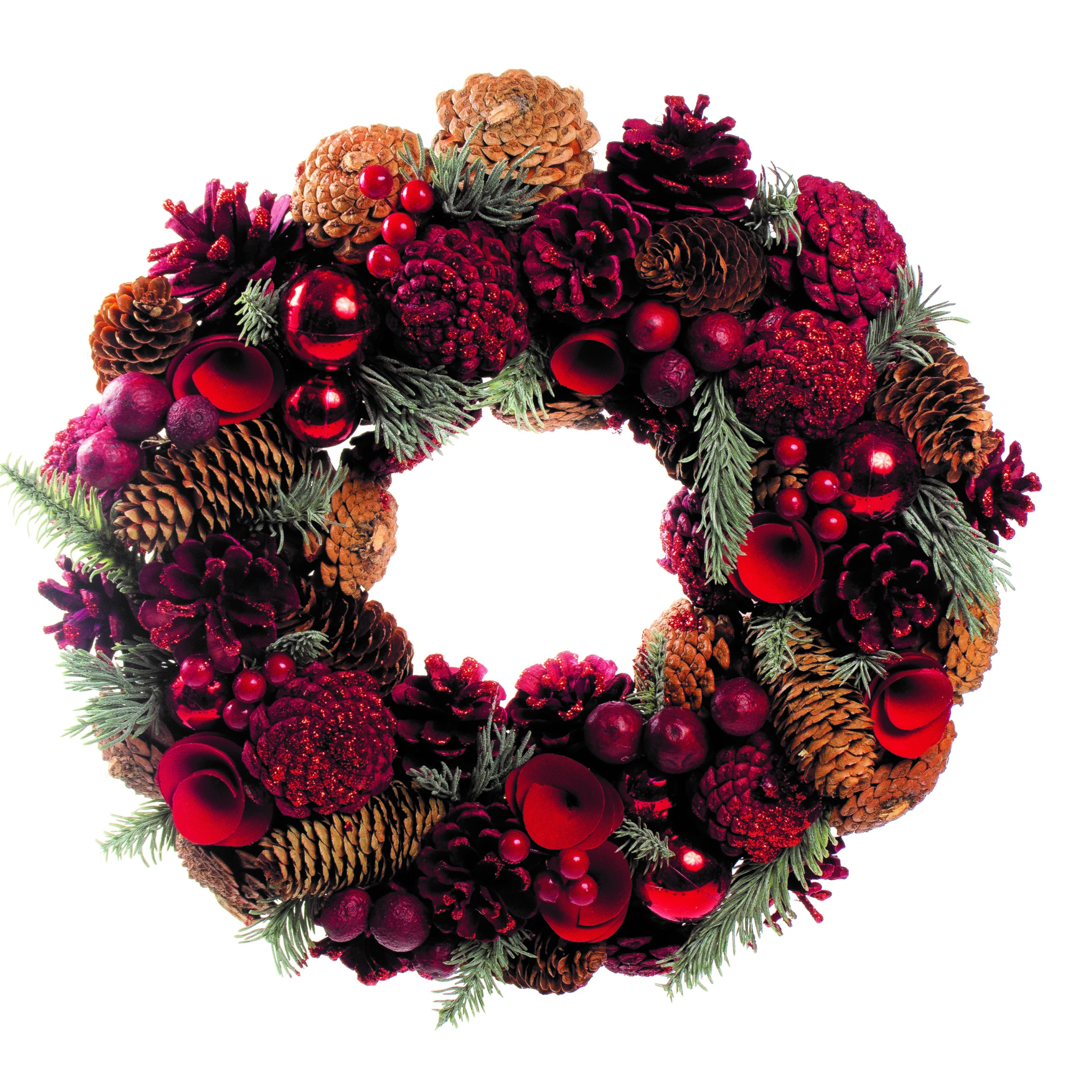 Courone De Noel / Couronne de Noël alimentée par piles Clayton de Holiday Living, 50 lumières 