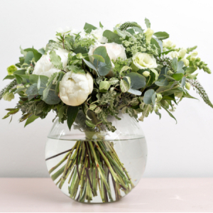 bouquet blanc à livrer partout à bruxelles