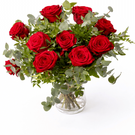 saint valentin roses rouge