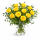 bouquet pour pâques, pour pessah, roses jaunes à offrir partout à bruxelles