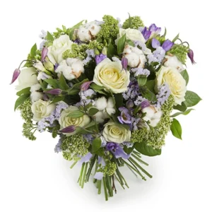 bouquet bleu blanc uccle