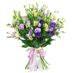 bouquet mixte fleur mauve