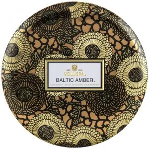 voluspa brussels baltic amber bougie 3 mèches