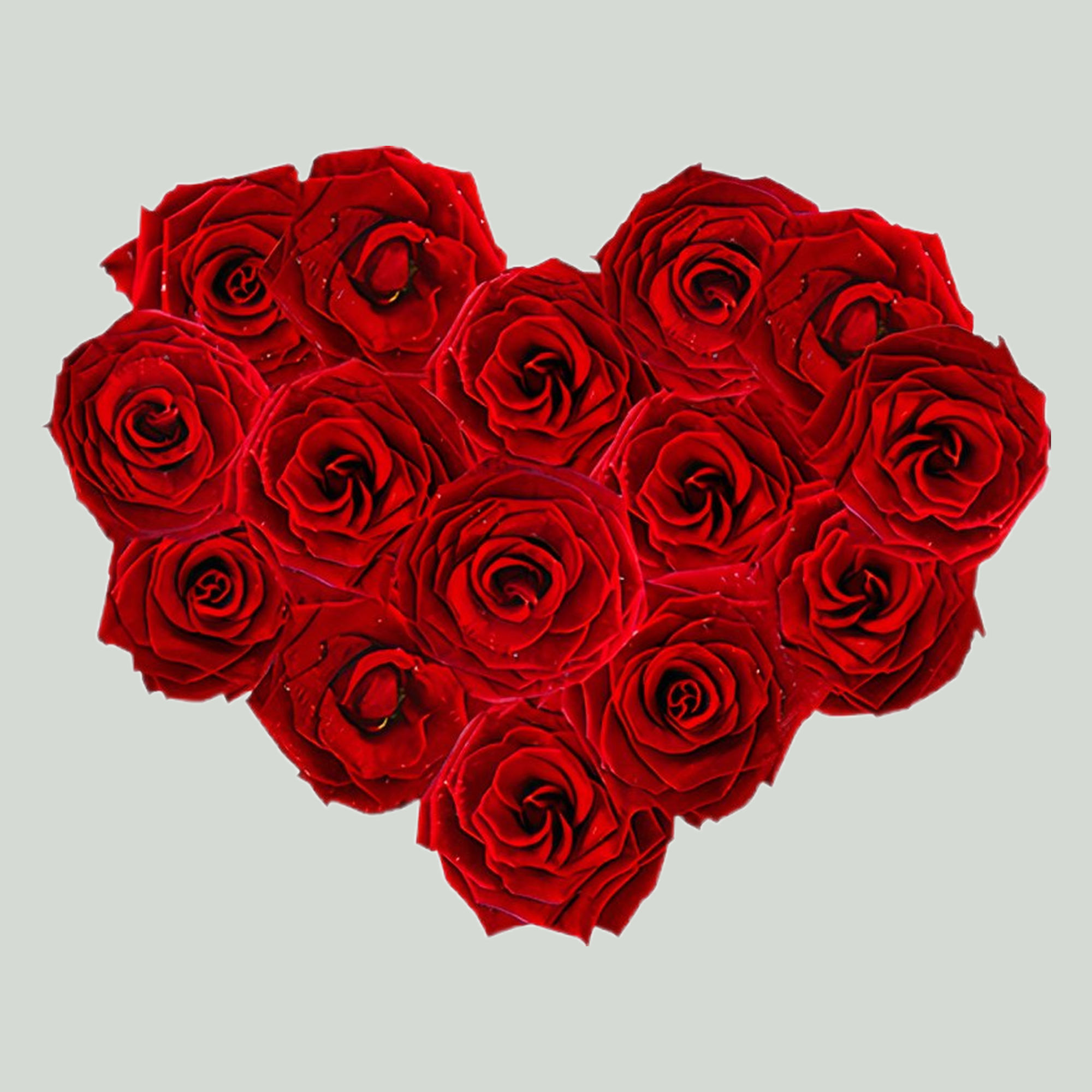 coeur rouge deuil