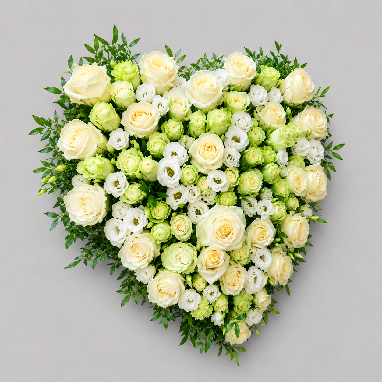 Coeur deuil blanc : Un hommage digne et lumineux – Image 5