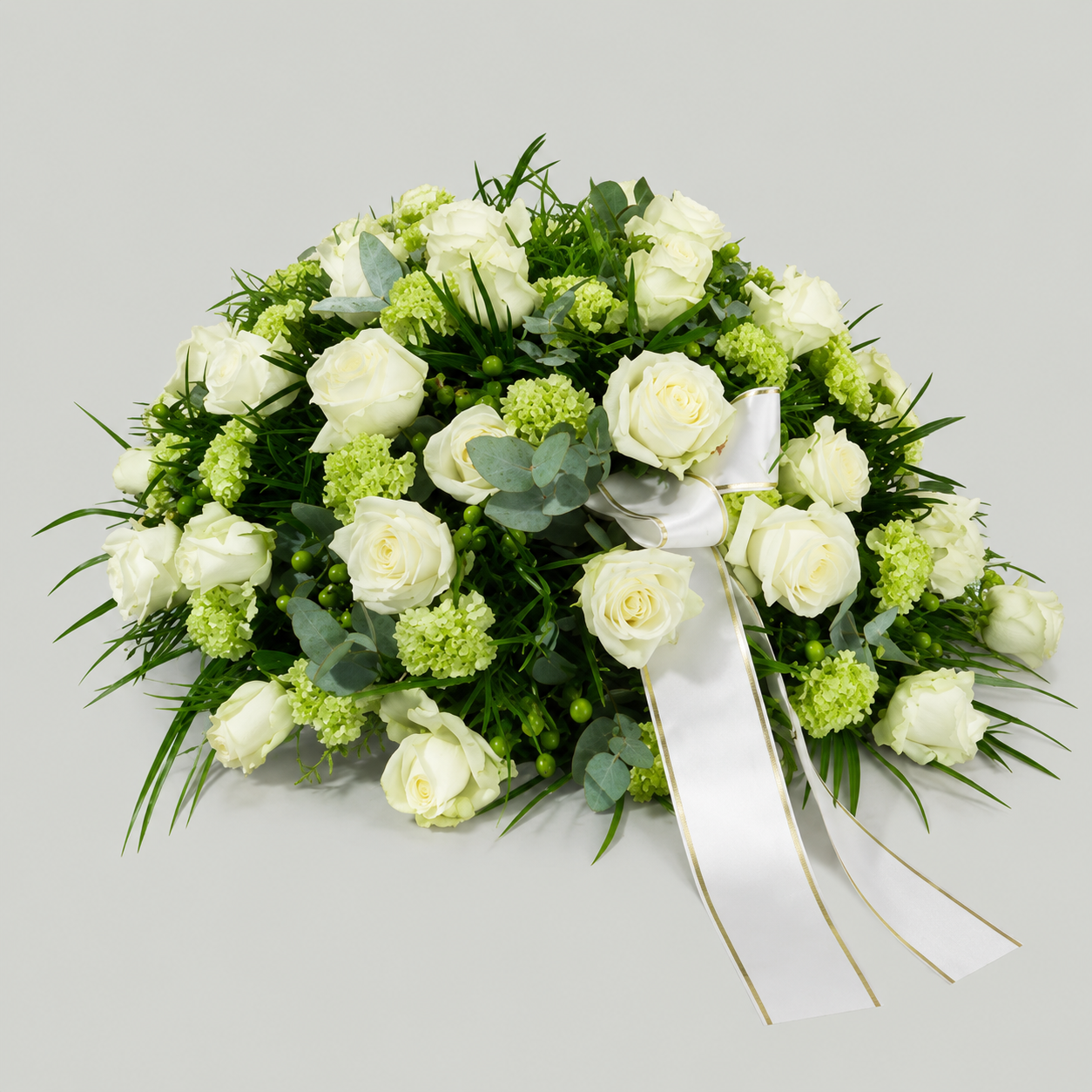 coussin mortuaire blanc deuil bruxelles uccel evere