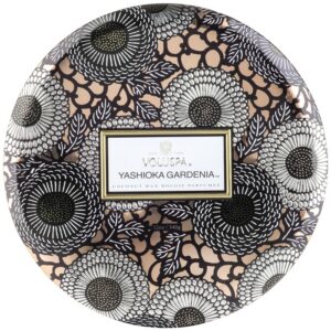 Bougie Voluspa Yashioka Gardenia - 3 mèches