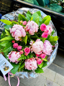 Accueil bouquet pivoines