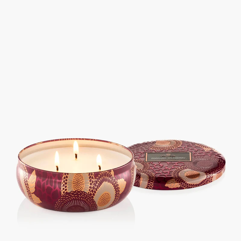 Foraged Wildberry 3 Wick Tin Candle
