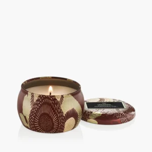 Forbidden fig mini tin candle