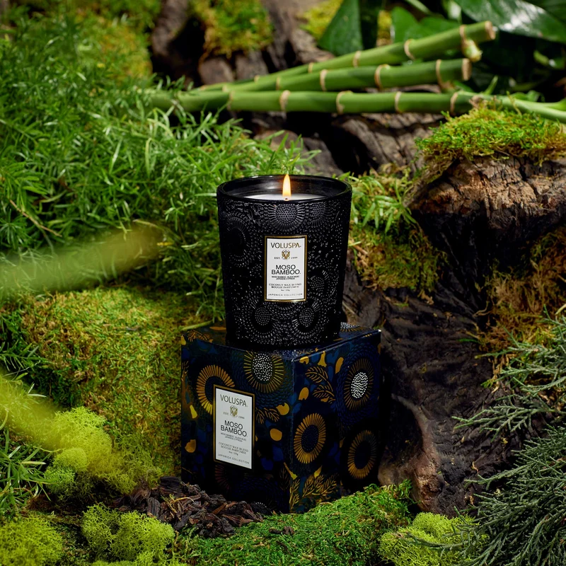 Moso bamboo classic candle